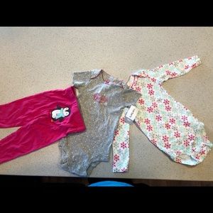 NWT Carter’s 3 Piece 18m winter outfit